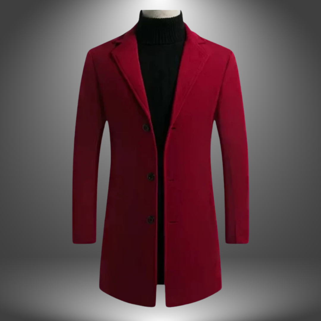 Enrico | Käsintehty miesten vintage-villatakki