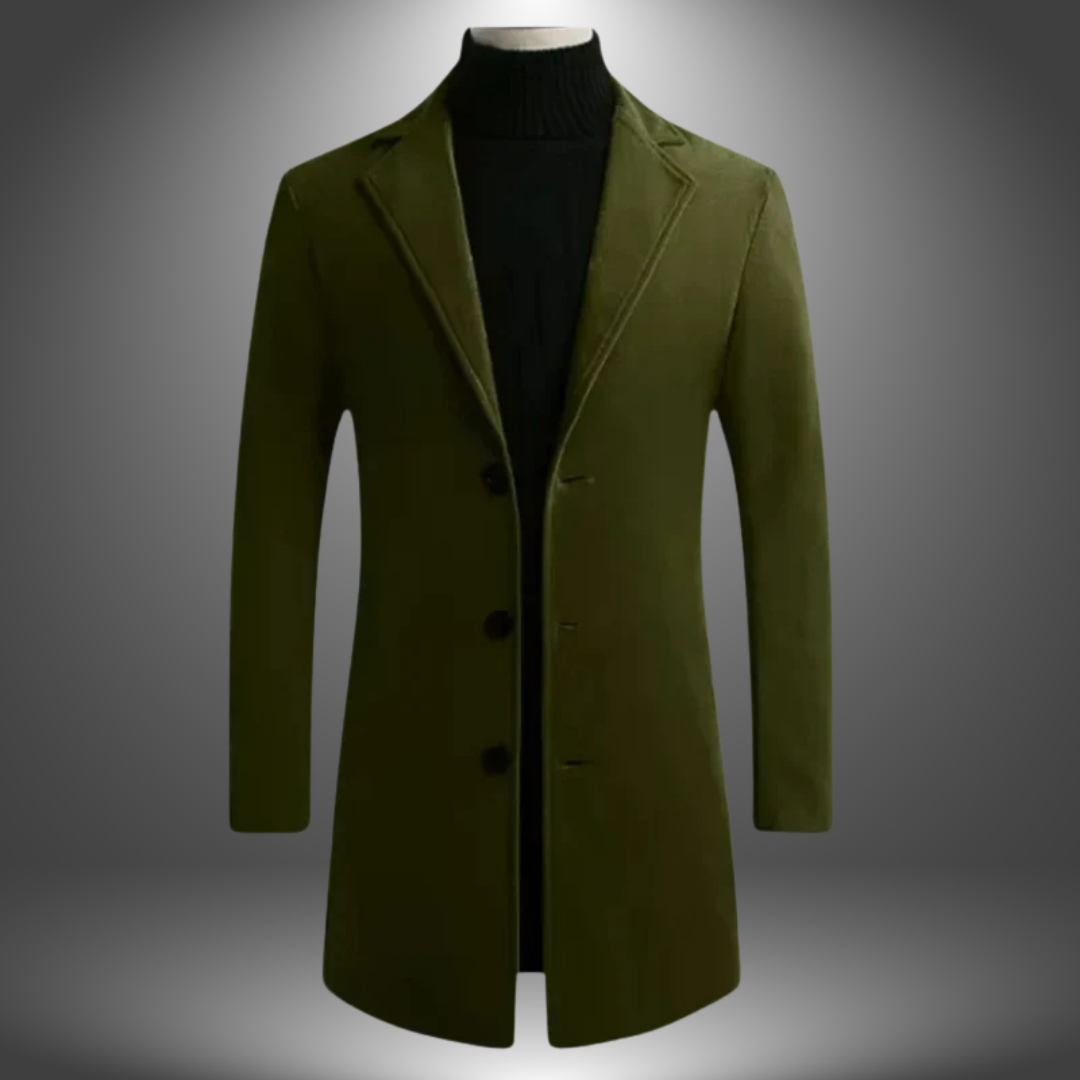 Enrico | Käsintehty miesten vintage-villatakki