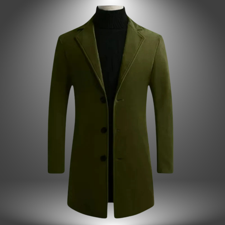 Enrico | Käsintehty miesten vintage-villatakki